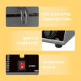 thumbnail image 4 of Commercial Waffle Maker, 1200W Round Waffle Iron, Stainless Steel Non-Stick Waffle Baker Machine, Baking Pan for Restaurants, 4 of 8