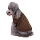 thumbnail image 1 of Suéter para cachorros Greeniant sin hebillas ropa transpirable para mascotas color Café SG, 1 of 6