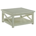thumbnail image 4 of Homestyles Seaside Lodge Wood Coffee Table with Open Storage, Off White, 4 of 23