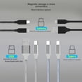 thumbnail image 3 of Cable de carga de almacenamiento magnético para Android tipo C Cable de datos de Apple Cable de carga rápida para teléfono móvil Cable de datos magnético, 3 of 3