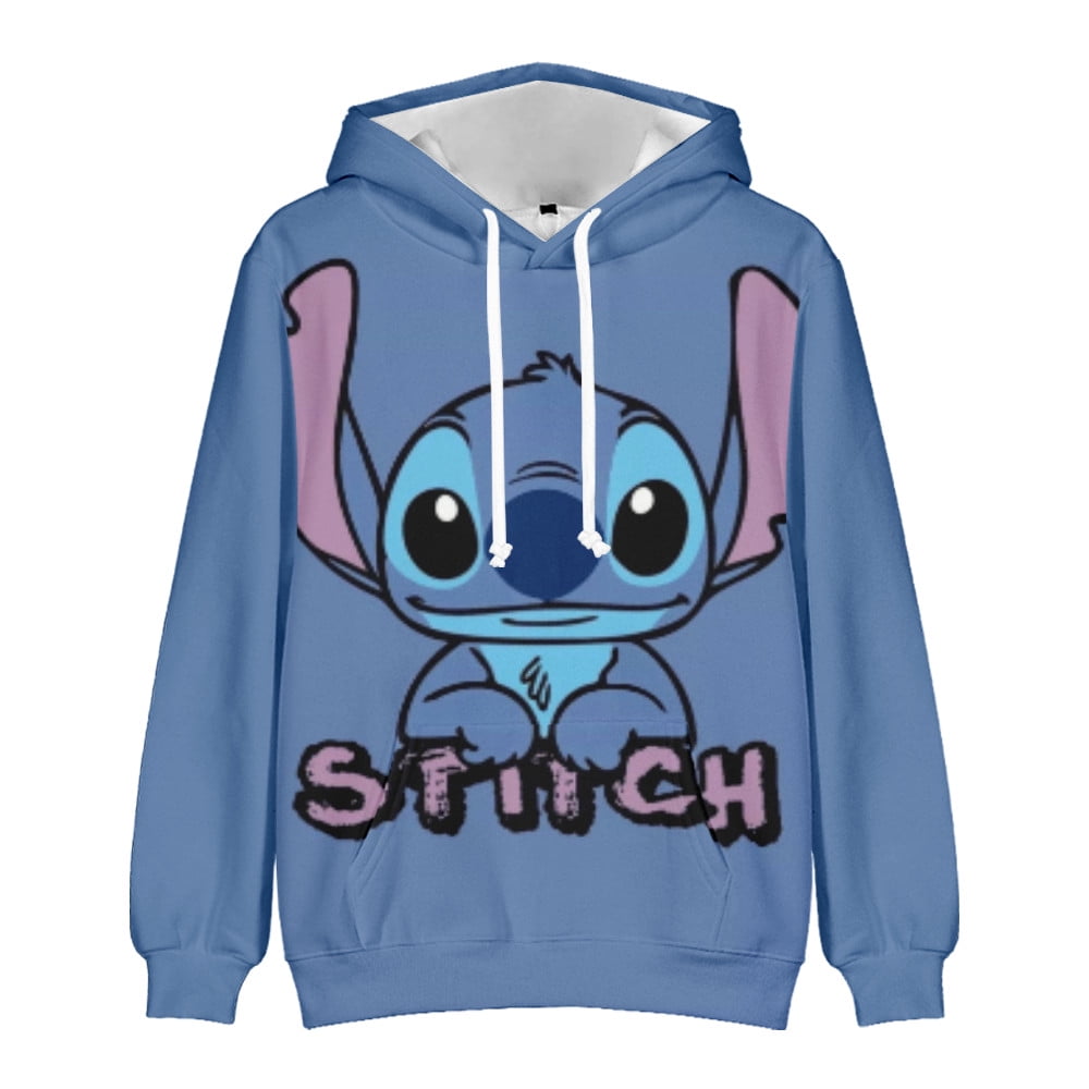 Girls Boys Stitch Hoodies Casual Stitch Sweatshirt Clothes Cool Cartoon