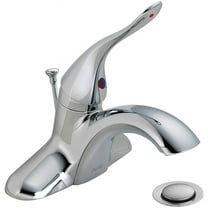 Delta 515LF-HDF Centerset Lavatory Faucet with Metal Pop-Up, Chrome