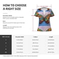 thumbnail image 5 of Naloa Oil Painting Beautiful Butterfly Print T-Shirts Short Sleeve V Neck Tees for Women Fashion Tops Trendy Lightweight Soft Casual Summer Outfits Clothes, 5 of 5