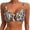 D495/Brown, variant on Afdoent Bikini Tops For Women Ruffle Flounce Bikini Leopard Print Swimsuit Top Bathing Suits Top Only