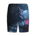 thumbnail image 7 of Daiia Heart Axolotl Mens Woven Stretch Pajama Short,Short Pajama Pants-X-Large, 7 of 7