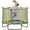 Yellow, variant on Qaba Kids Trampoline, Indoor Outdoor Trampoline with Enclosure Net, Black