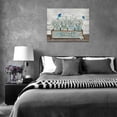 thumbnail image 6 of Farmhouse Flower Butterfly Bathroom Wall Art Country Floral Flower Bathroom Decor Rustic Flower Canvas Painting Framed Artwork for Bathroom Living Room Kitchen Bedroom 16"x12", 6 of 6