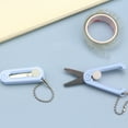 thumbnail image 1 of Portable Retractable Folding Scissors Compact Telescopic Design for Travel Pocket Carry, Stainless Steel Blades Easy Office Cutting Tool Safe Use Small Size, 1 of 6