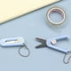thumbnail image 1 of Tijeras telescópicas portátiles para uso de oficina y estudiantes, tijeras de acero inoxidable, tijeras plegables para niños., 1 of 6