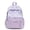 Purple, variant on Bow Detail Patchwork Lightweight Casual Backpack Versatile Student Daypack Everyday Carry