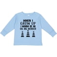 thumbnail image 3 of Inktastic Future Oil Rig Worker Boys or Girls Long Sleeve Toddler T-Shirt, 3 of 5