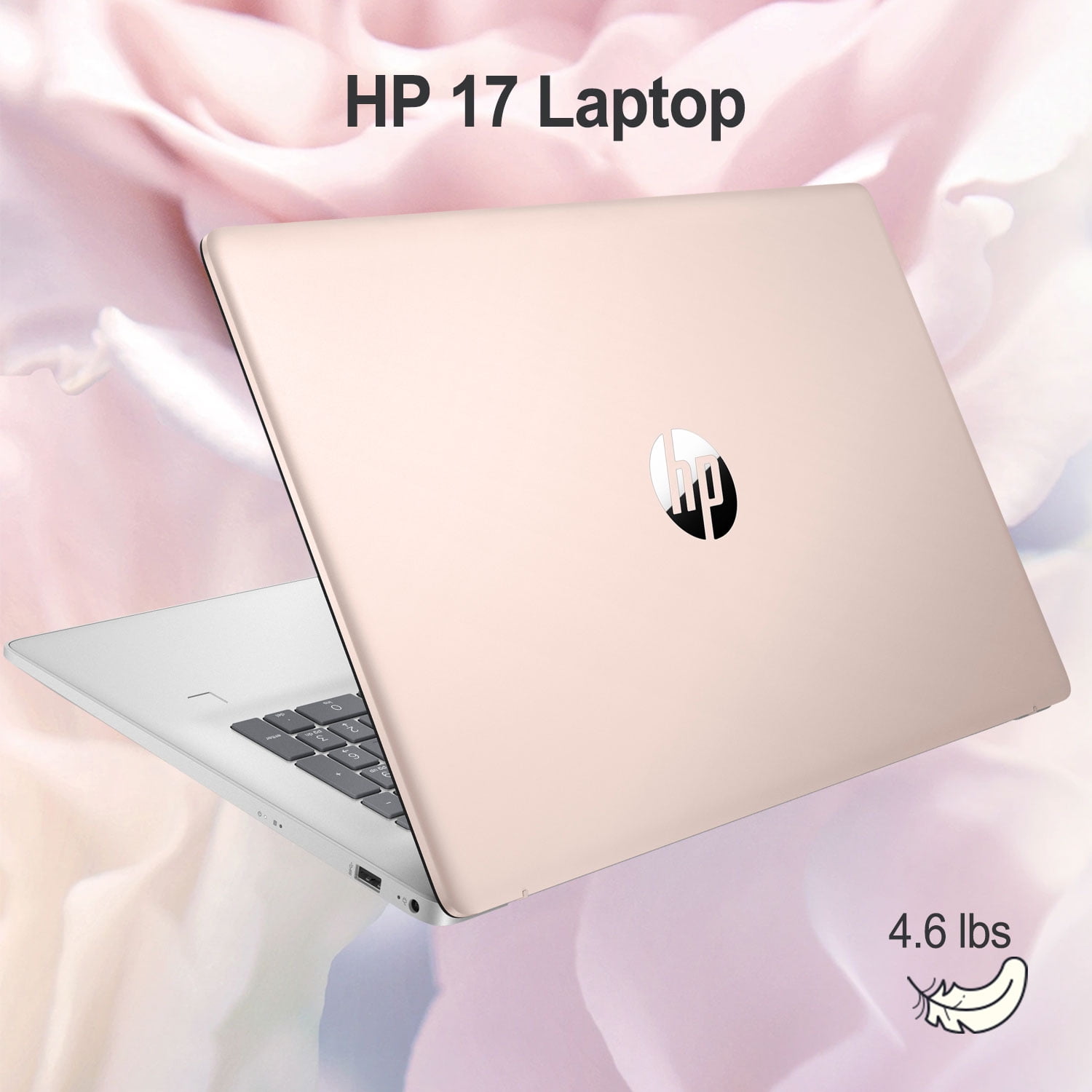 HP 17.3" Laptop, 17.3" HD+ Touchscreen, Intel Core i7-1355U, 16GB RAM, 1TB SSD, W11H, Rose Gold