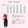 thumbnail image 7 of Linjinx Girls 2 Piece Hip Hop Dance Clothing Set Trendy Crop Top Cargo Pants Workout Outfit Hot Pink 14, 7 of 7