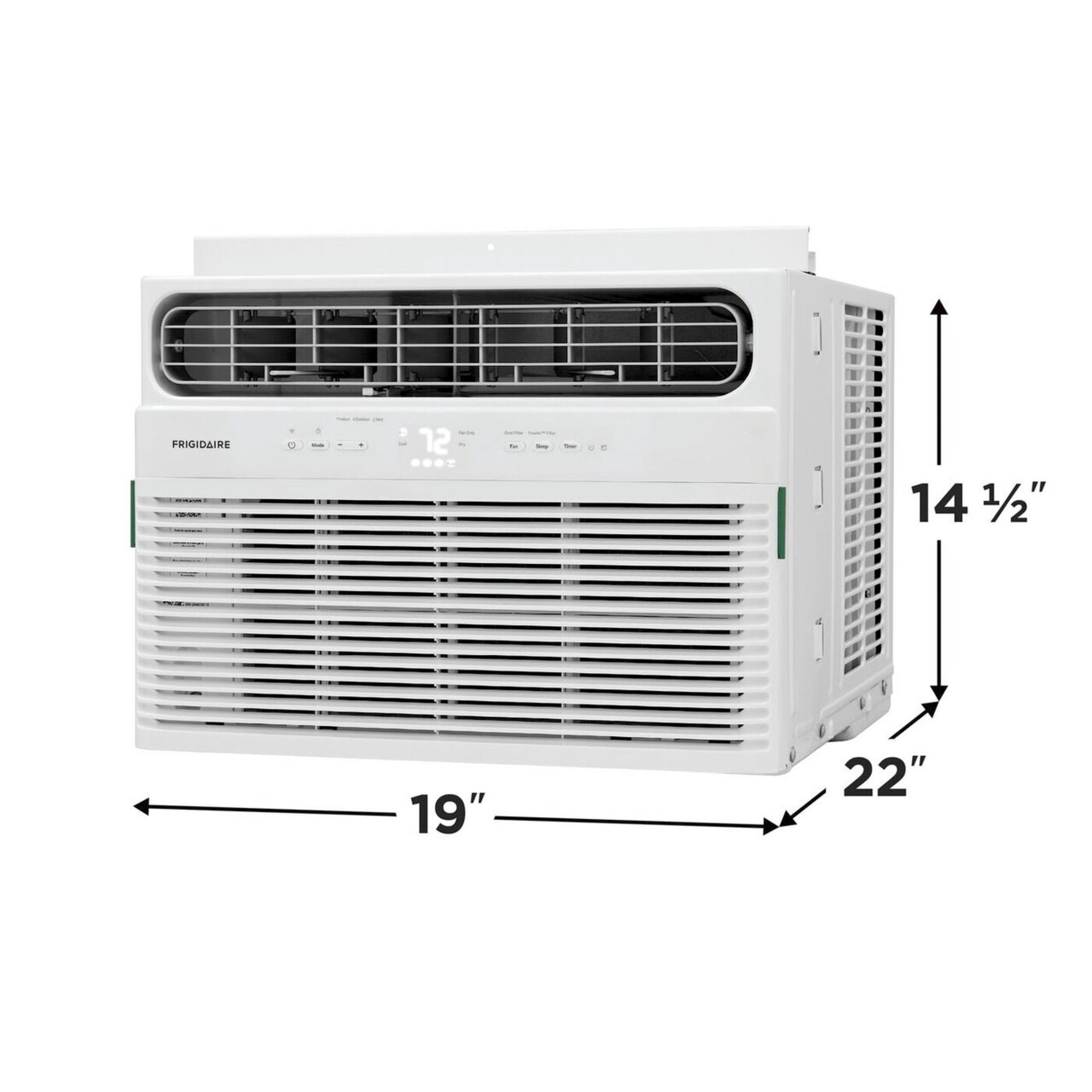 Frigidaire 14,300 BTU Window Air Conditioner for Large Rooms, WiFi Enabled, Multi-Speed Fan, Efficient Cooling