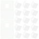 thumbnail image 1 of 500 unidades de pestañas adhesivas transparentes con orificio ranurado para colgar artículos., 1 of 7