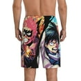 thumbnail image 3 of My Hero Academia Anime Men's Short Pajama Pants Lightweight Daily Lounge Shorts Bottoms Sleepwear Cozy Soft Home Pajama Pants Shorts, 3 of 9