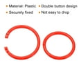 thumbnail image 4 of Unique Bargains 2' OD 1.6' ID Loose Leaf Rings Binder Ring, Red, 50 Count, 4 of 6