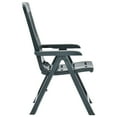 thumbnail image 3 of vidaXL Garden Reclining Chairs 2 pcs Plastic Green, 3 of 5