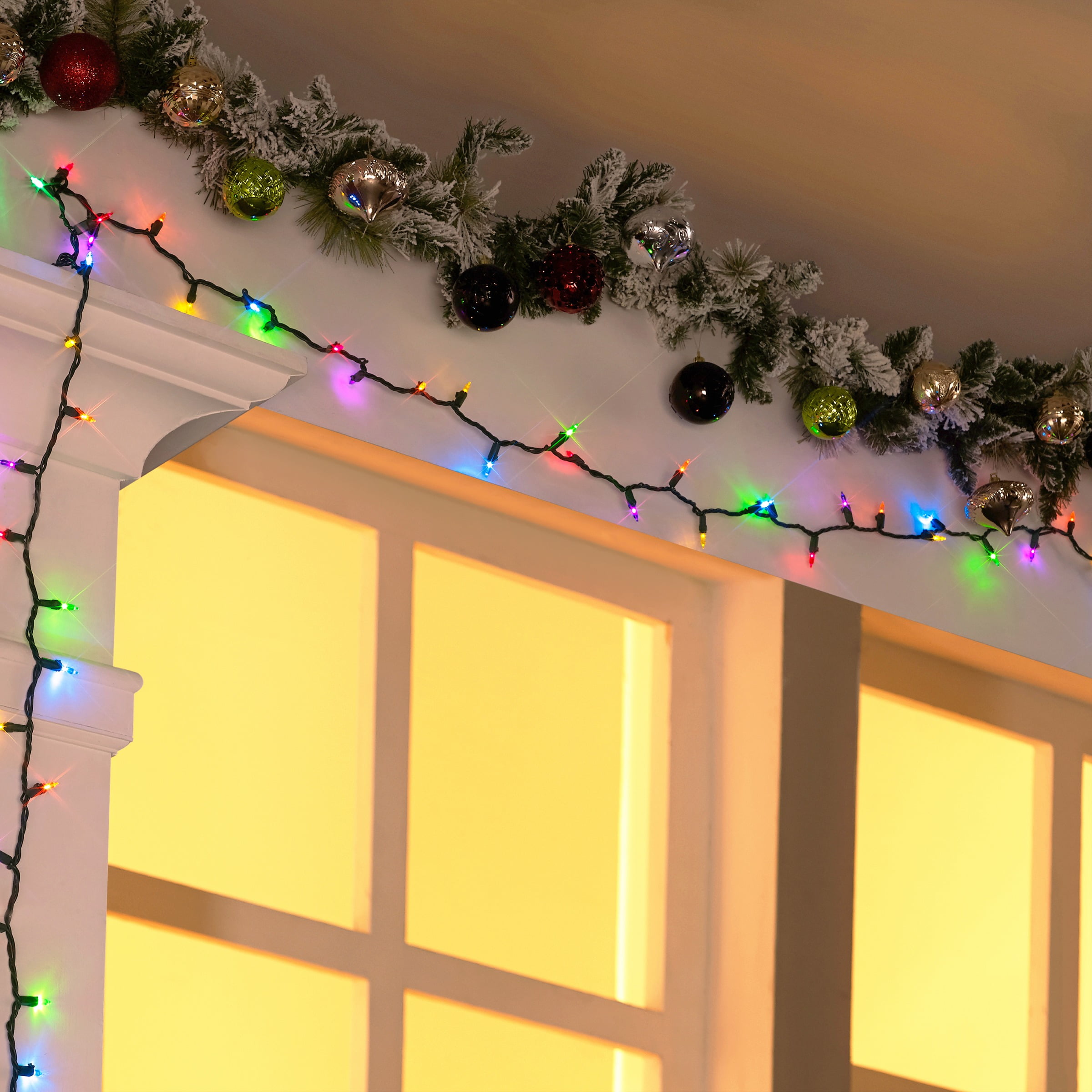 Holiday Time Multi-Color Led String Lights Holiday Lighting, 61' (300 Count) - Walmart.com