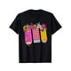 thumbnail image 3 of Girls & Boys Floral Pencil Themed Cotton Graphic Tees, Back To School Clothes Girls, Black and Colorful Design Summer Shirts With Flowers, Gift For First Day of School, 3 of 7