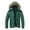 #304-Green, variant on Ceisia Men Thick Fleece Lined Warm Winter Puffer Coat With Hood Casual Outerwear White XL Gift
