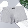 thumbnail image 3 of EOYWHK Cotton Boxer Brief for Men Loose Comfort Underwear Seamless Breathable Boxers with Pouch ,L-3XL, 3 of 3