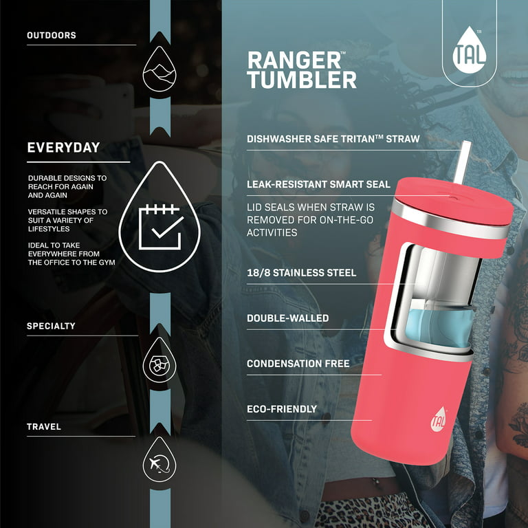 TAL Stainless Steel Ranger Tumbler 24 fl oz, Blue Indonesia