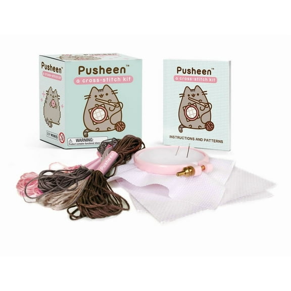 Rp Minis Pusheen: A Cross-Stitch Kit, (Hardcover)