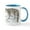 White/Blue Inside, variant on CafePress - Snow Leopard Mug - 11 oz Ceramic Mug - Novelty Coffee Tea Cup