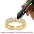thumbnail image 7 of 1 1/2 ct. t.w Round Cut Lab Created Moissanite Diamond Beaded Eternity Wedding Band Ring For Women In 14K Solid Yellow Gold (G-H Color, VVS1 Clarity, 1.50 Cttw)-8.5, 7 of 7