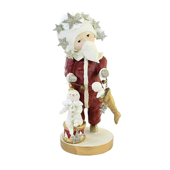 Dee Foust-Harvey St. Nick's Sidekicks Polyresin Christmas Snowman Santa 81137