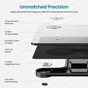 RENPHO USB Rechargeable Digital Smart Scales for Body Weight with App, 400 lbs