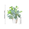 thumbnail image 3 of Plantas en Macetas Artificiales Simulación de la Planta Verde Artificial Decoración Del Vestíbulo Del Hotel de la Oficina en Macetas Planta Verde Decoración Del Hogar Planta Artificial, 3 of 6
