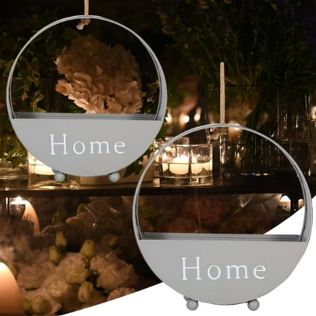 

BTJX Christmas decoration Round Wall Hanging Crafts Living Room Dining Room Wall Flower Basket Decoration Pendant