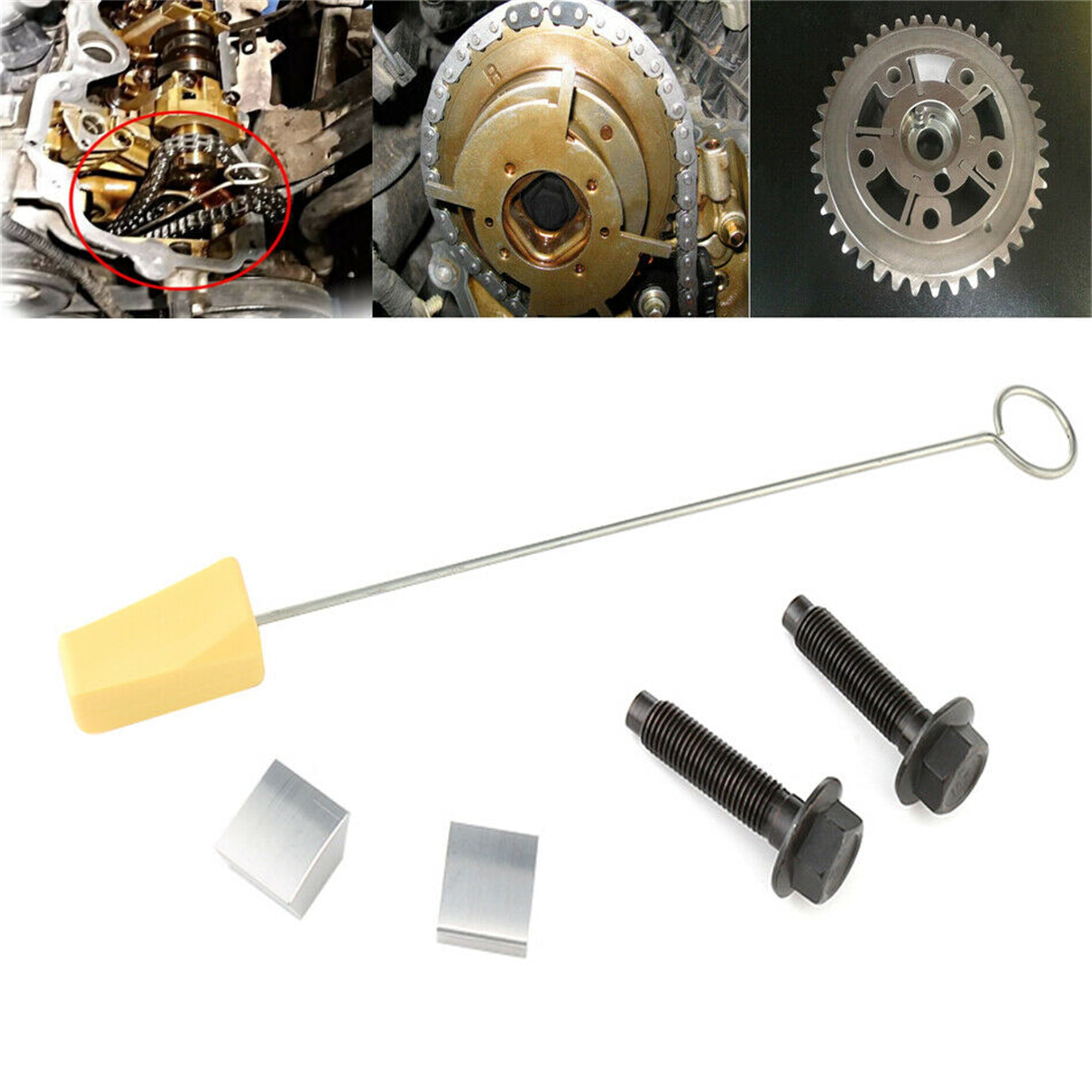 Cam Phaser Lock Out Kit Camshaft Bolt And Timing Chain Tool