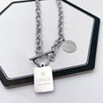 thumbnail image 4 of Collier Pendentif Femme Collier Simple Lettre Hip Hop Collier Chaîne Punk Collier, 4 of 10