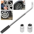 thumbnail image 2 of Lug Wrench with Chrome Vanadium Steel Alloy, Extendable Handle for Added Torque, Multi-Use for Various Vehicles, 2 of 5