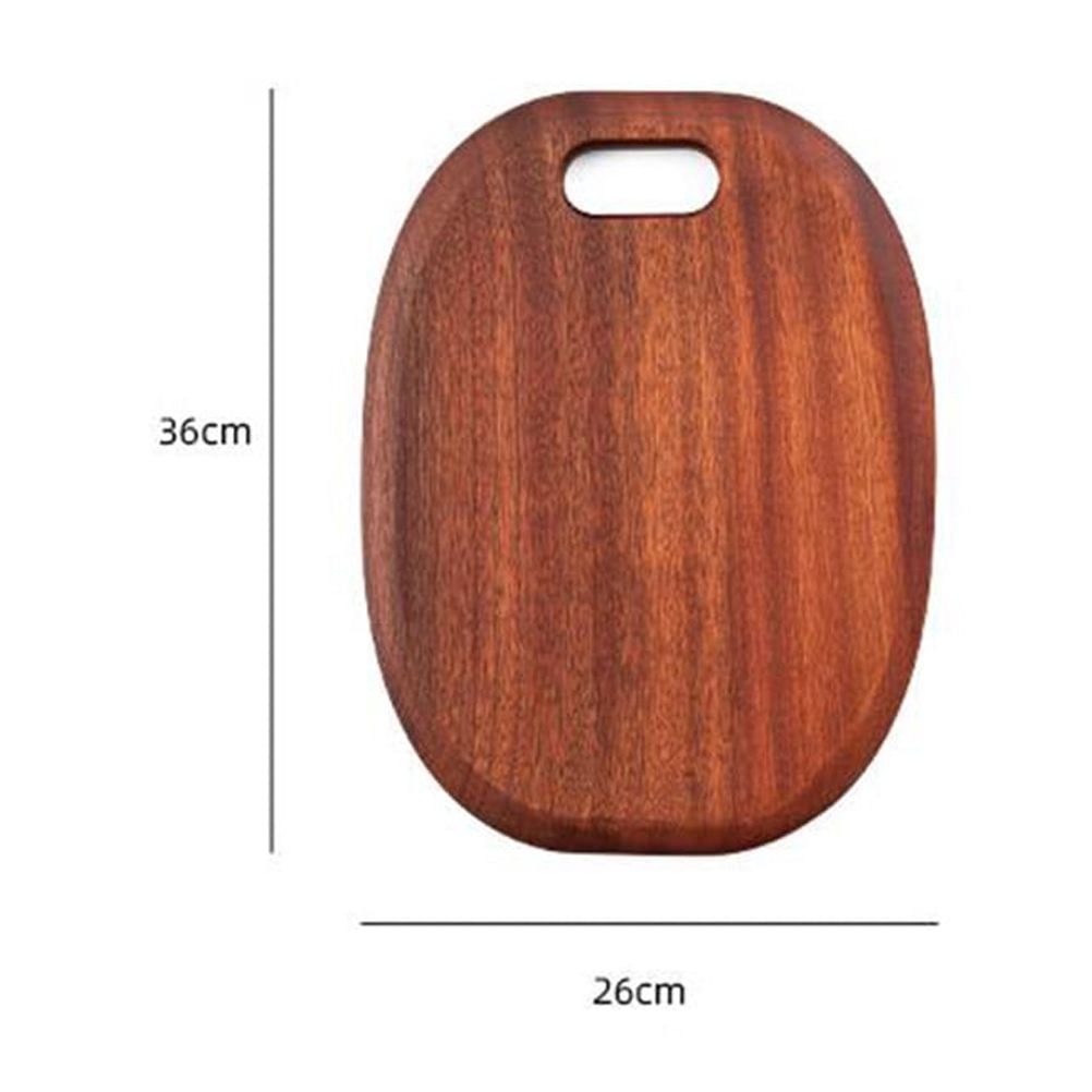 WORGEOUS Brown Synthetic Kitchen Cutting Board, Reversible Chopping Mat with Hanging Hole, Non-Warping