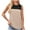 Black, variant on Summer Tank Tops For Women Plus Size Causal Loose Color Block Crew Neck Sleeveless Workout Athletic Lightweight Pullover Tops Under $7 Green M