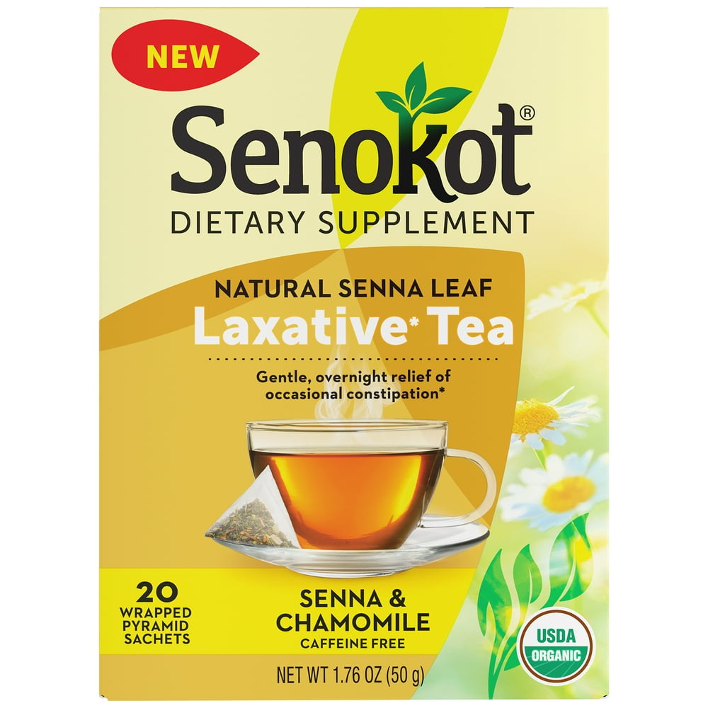 Senokot® Laxative* Tea Dietary Supplement, Organic Senna & Chamomile