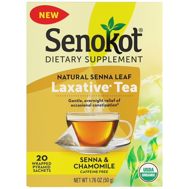 Senokot® Laxative* Tea Dietary Supplement, Organic Senna & Chamomile