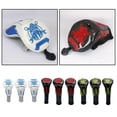 thumbnail image 2 of fastboy Housse de Tête Durable pour Chauffeur de Golf en Cuir PU Protection de Tête Club Blanc UT No.1 37CM 1Set, 2 of 6