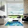 thumbnail image 6 of Ahgly Company Indoor Rectangle Patterned Blue Eyes Blue Area Rugs, 3' x 5', 6 of 6