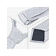 thumbnail image 3 of Corbatas de puntos INSPIRE CHIC para hombres, corbata de seda autoajustable de 3.1" de ancho para bodas, clásica en gris claro, talla única, 3 of 4