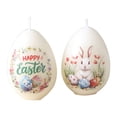 thumbnail image 2 of DefiDgd Easter Eggs Shaped Candle,Colorful Easter Spring Egg Scented Candle Ornament Votive Candle Gift for Spring Easter Party Table Gift Celebration Home Decorations(C), 2 of 5