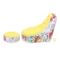 thumbnail image 2 of Fauteuil Lounge Gonflable avec Repose-Pieds, Portable, Étanche, Floqué, Pliant, Canapé-Lit Pneumatique pour Camping en Plein Air, 2 of 7