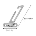 thumbnail image 4 of 8 pcs  Window Stopper Window Lock Latch Concealed Window Restrictor Lock, 4 of 6