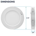 thumbnail image 4 of LUXRITE 5 In. LED Flush Mount Light + PIR Motion Sensor, 12W, 1000LM, 5CCT, Dimmable CRI90 Title 24 Compliant ETL 6 Pack, 4 of 7