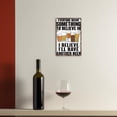 thumbnail image 4 of Drinking Metal Sign, Humorous Bar Decor, Funny Home Decor for Kitchen Bar Garage, Everyone Needs Something to Believe, I Believe I’ll Have Another Beer Sign, Vintage Metal Tin Signs, 11.8 * 7.9inches, 4 of 7