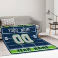 thumbnail image 2 of Seattle Throw Blanket Personalized for Men Women Youth Gifts, 2 of 6